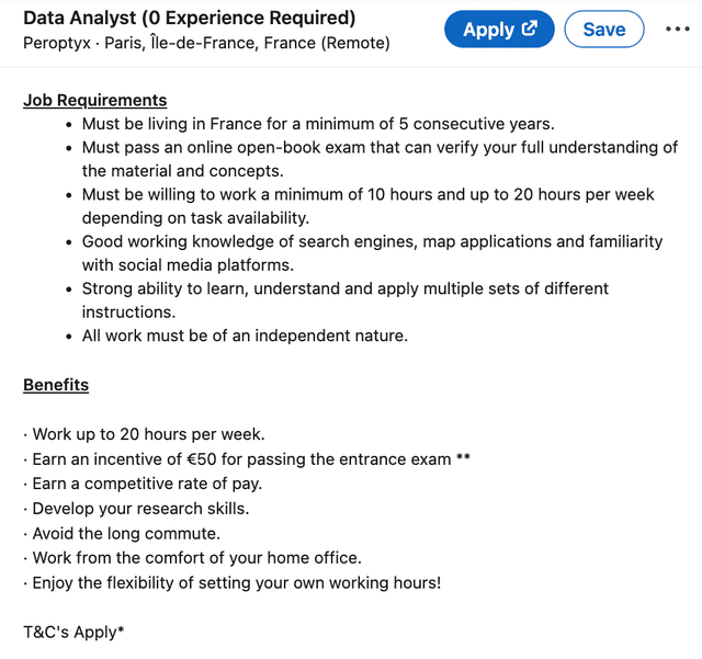 example of a fake data science job 3